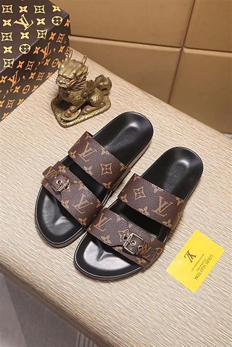 lv sandals cheap|louis vuitton slip on sandals.